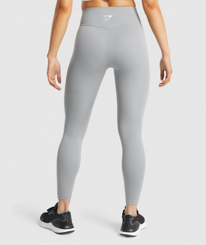 Women's Gymshark Training Leggings Grey | NZ 6BIDOS